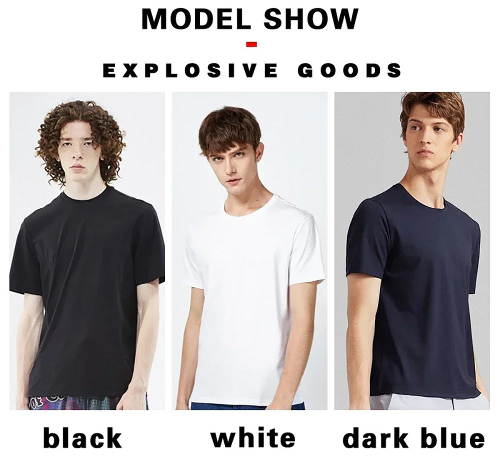 2025 Men's 100% Cotton Summer Loose Size Creative Graphic Printed Slim
