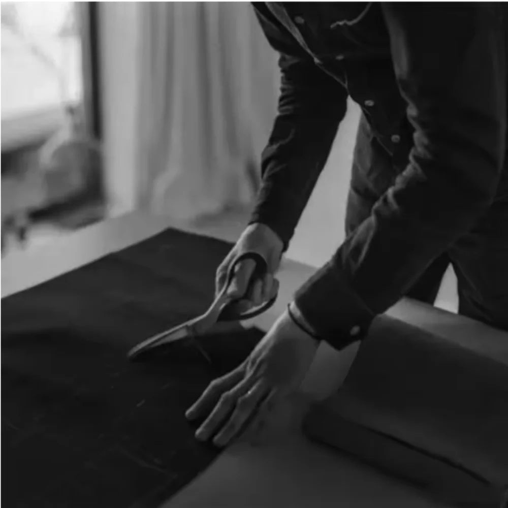 Men's suit is a 2-piece set of outerwear, jacket and trousers for business