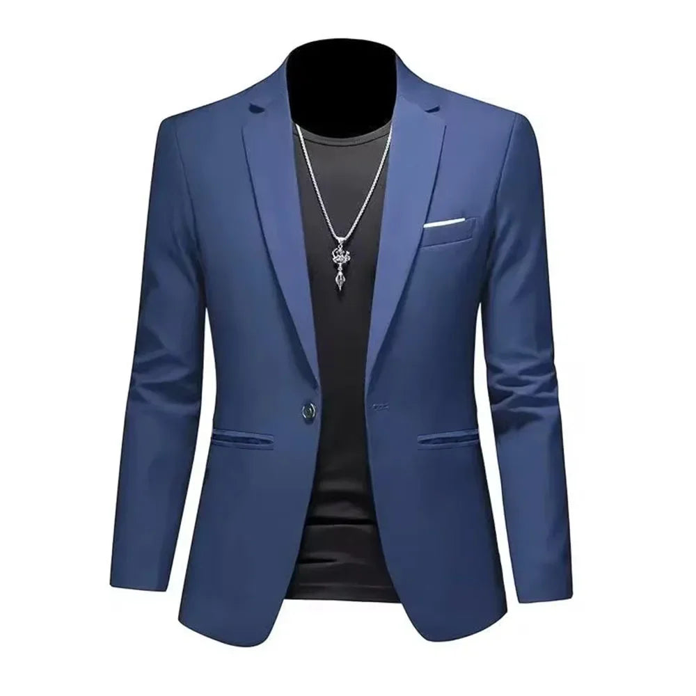 Men's Trendy Leisure Boutique Suit Jacket  Autumn Casual Business