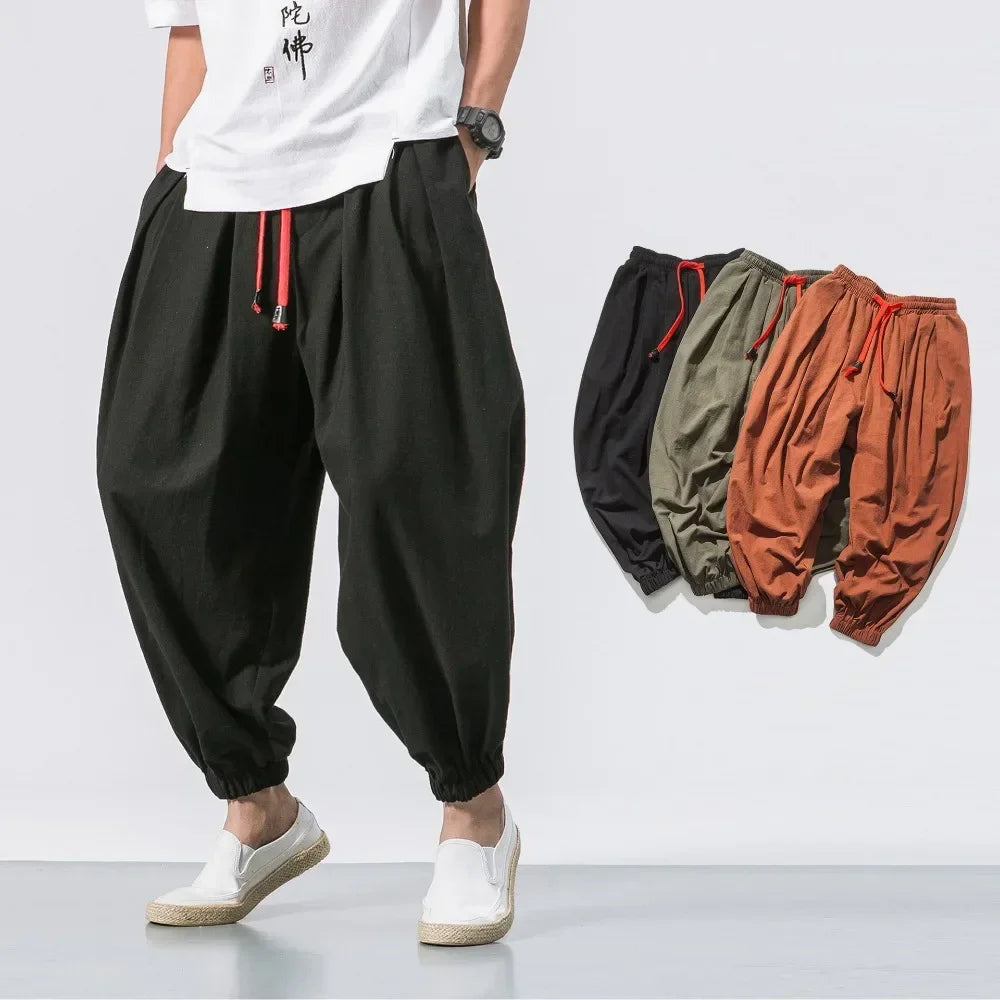 New Fashion Men's Harem Pants, Loose And Oversized Style
