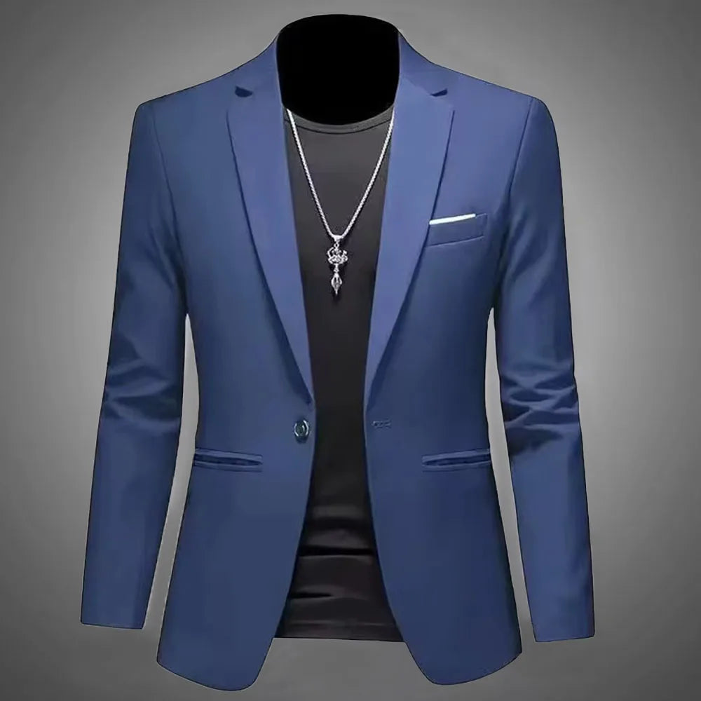 Men's Trendy Leisure Boutique Suit Jacket  Autumn Casual Business