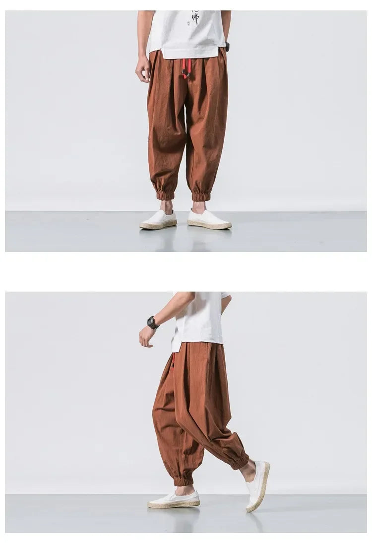 New Fashion Men's Harem Pants, Loose And Oversized Style