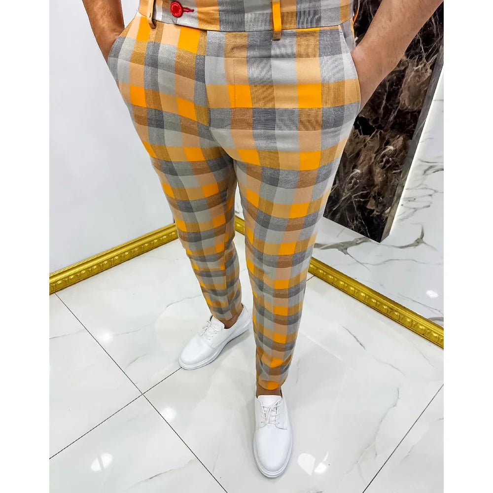 Men's Pants, Plaid Pants, Urban Fashion, Sweatshirt, Casual