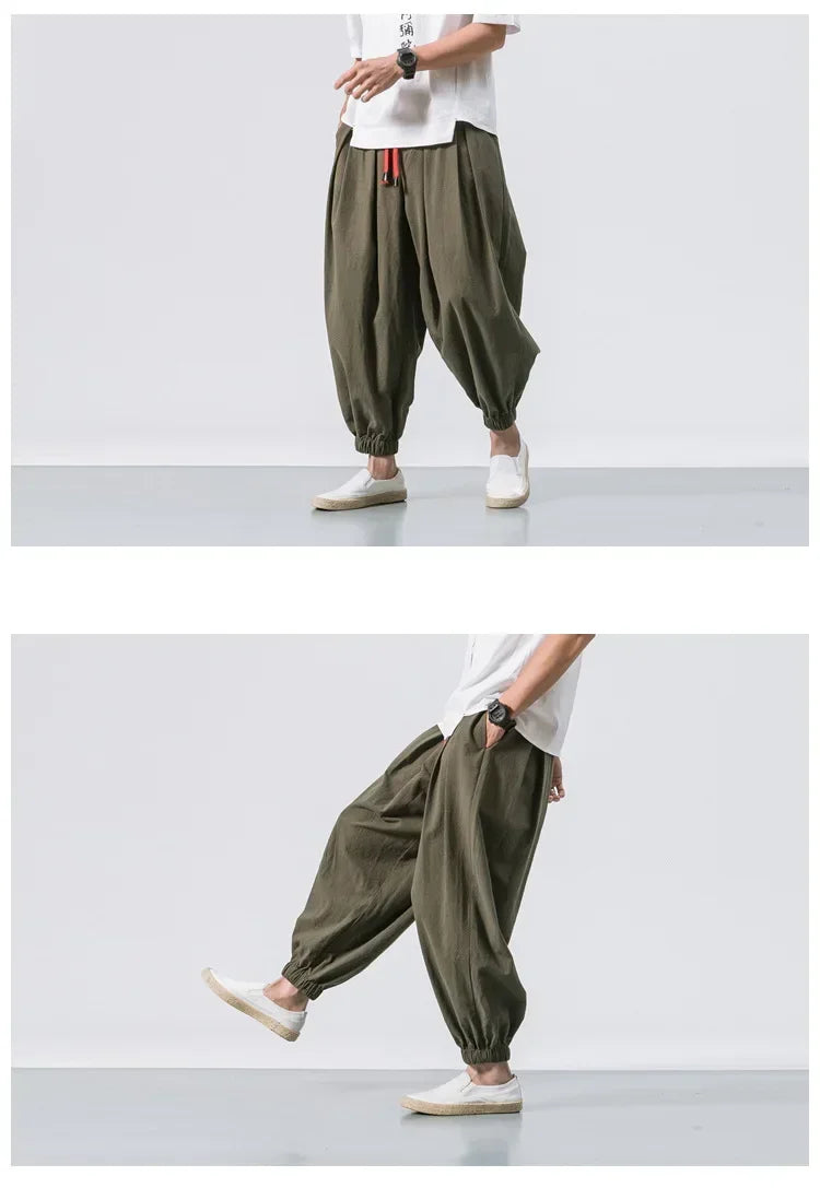 New Fashion Men's Harem Pants, Loose And Oversized Style