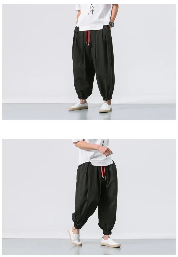 New Fashion Men's Harem Pants, Loose And Oversized Style