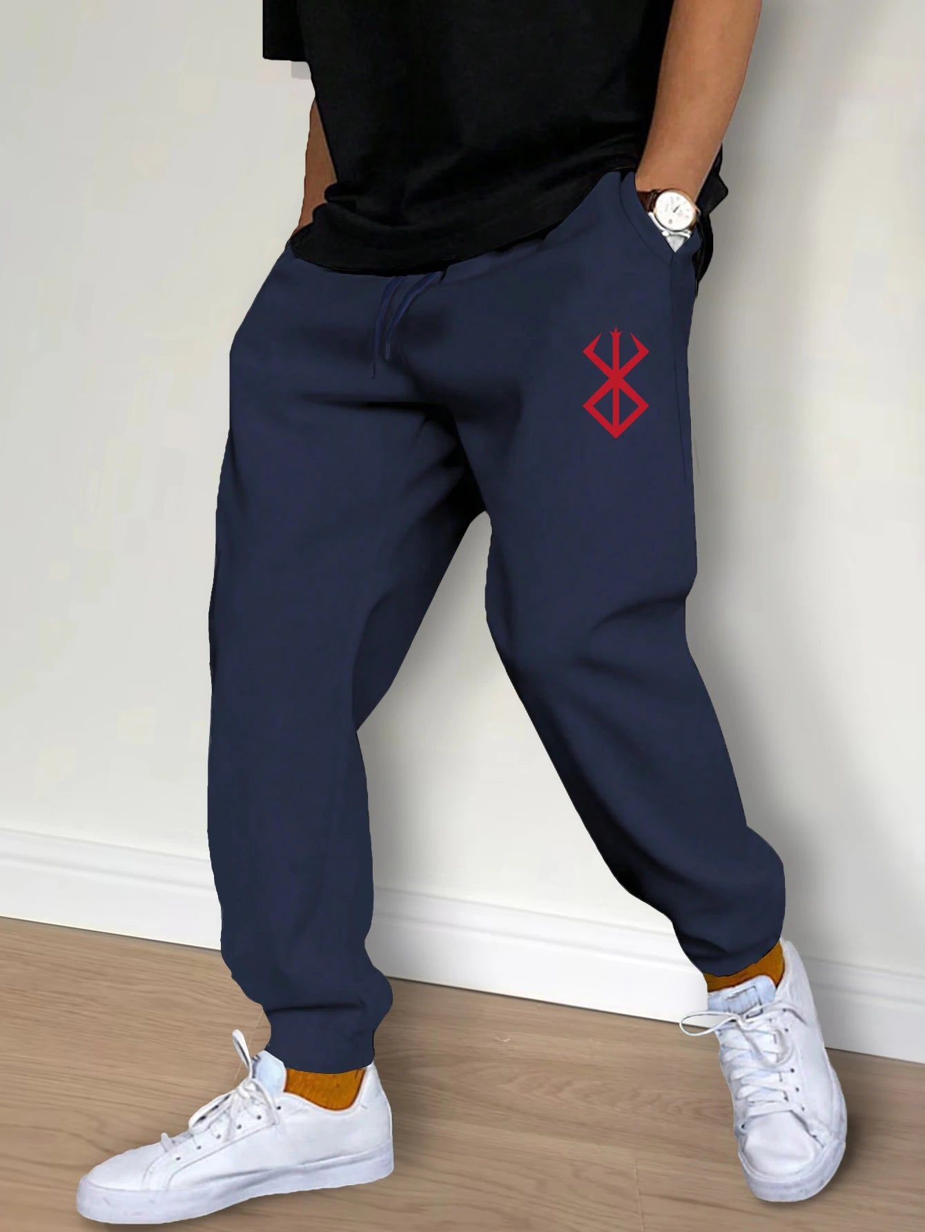 Men's Casual Pants With Drawstring