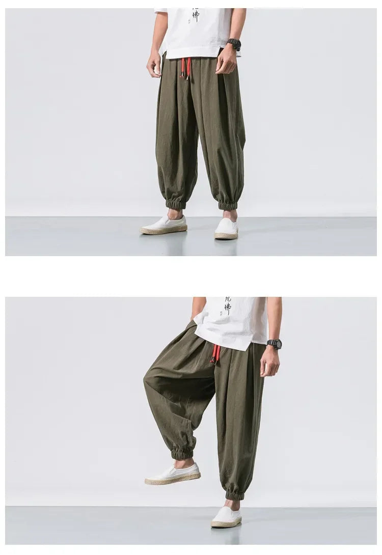New Fashion Men's Harem Pants, Loose And Oversized Style