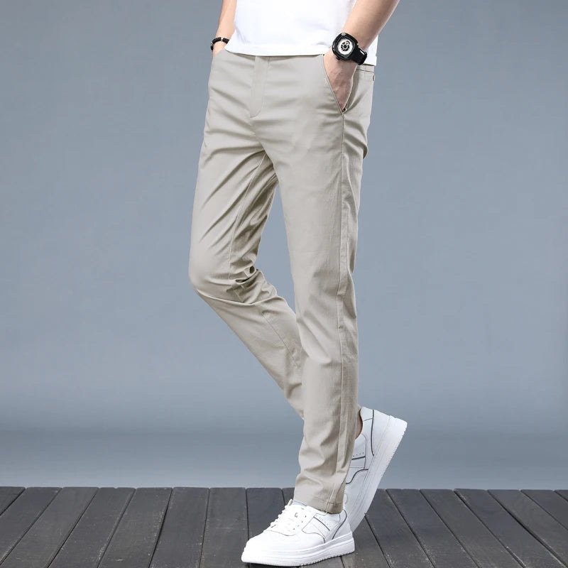 New Straight Pants For Men's Casual Wear