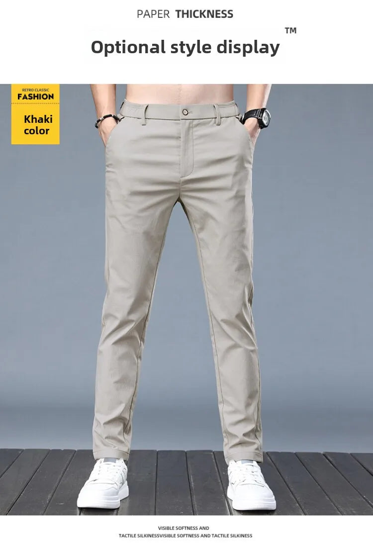 New Straight Pants For Men's Casual Wear