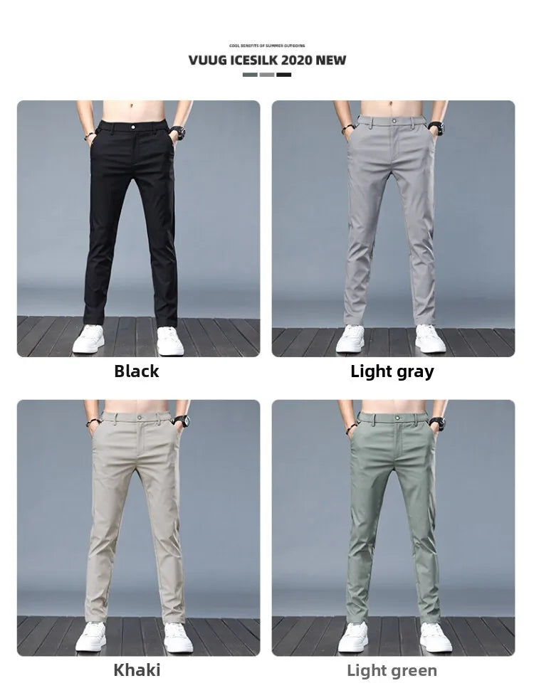 New Straight Pants For Men's Casual Wear