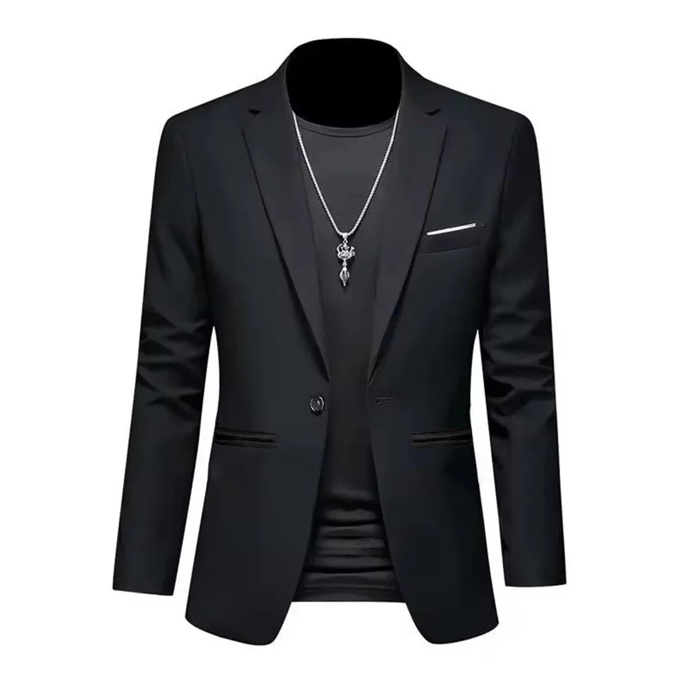 Men's Trendy Leisure Boutique Suit Jacket  Autumn Casual Business