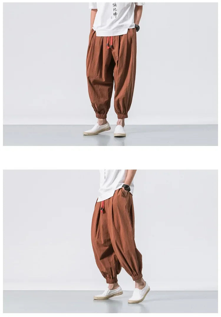 New Fashion Men's Harem Pants, Loose And Oversized Style