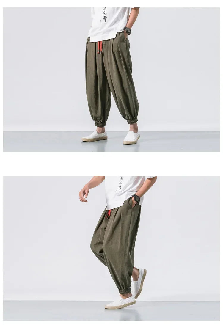 New Fashion Men's Harem Pants, Loose And Oversized Style