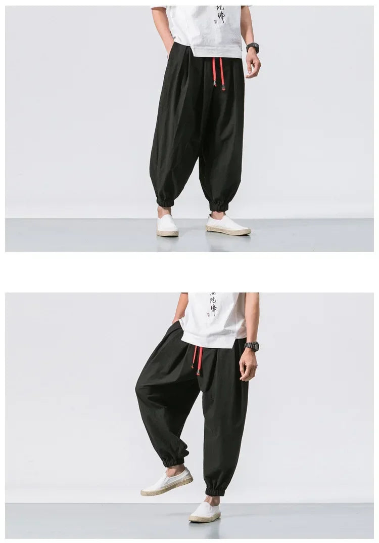 New Fashion Men's Harem Pants, Loose And Oversized Style