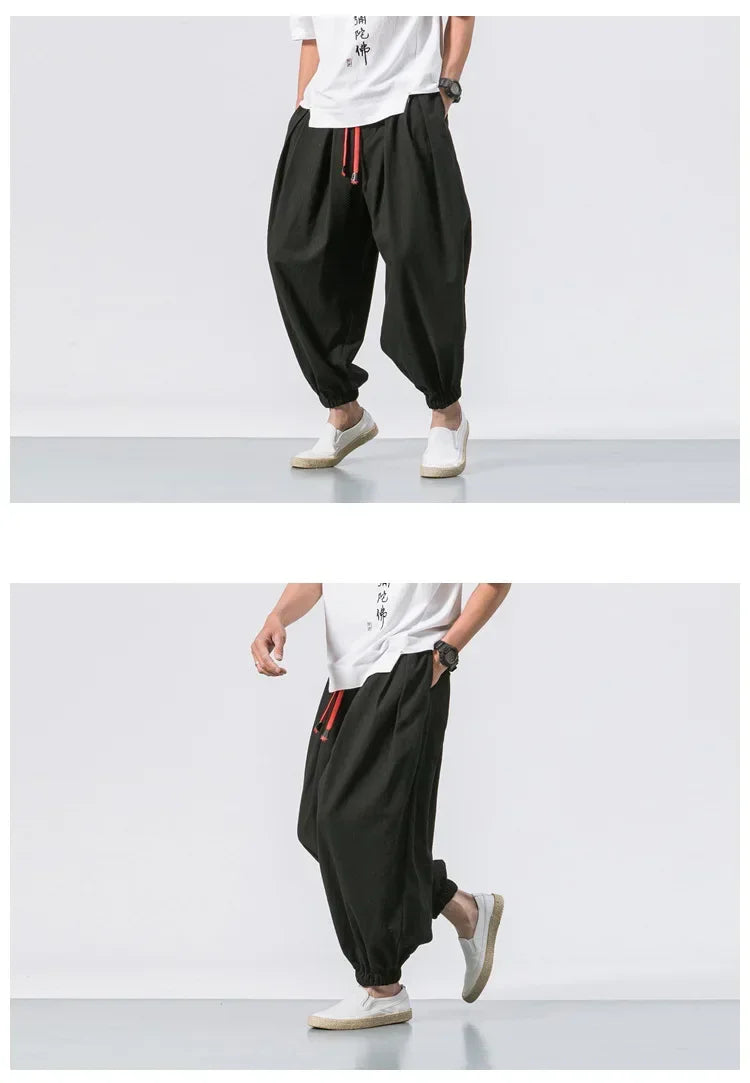 New Fashion Men's Harem Pants, Loose And Oversized Style