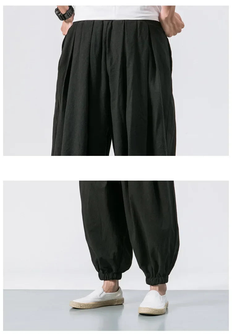 New Fashion Men's Harem Pants, Loose And Oversized Style