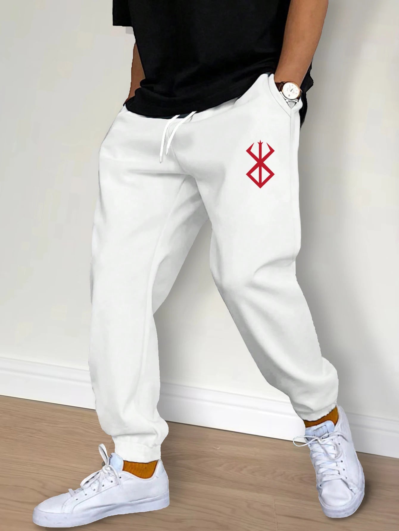 Men's Casual Pants With Drawstring