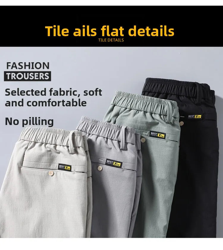 New Straight Pants For Men's Casual Wear