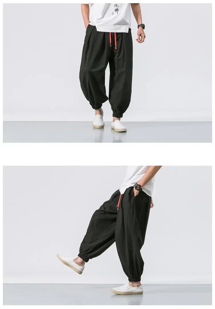 New Fashion Men's Harem Pants, Loose And Oversized Style