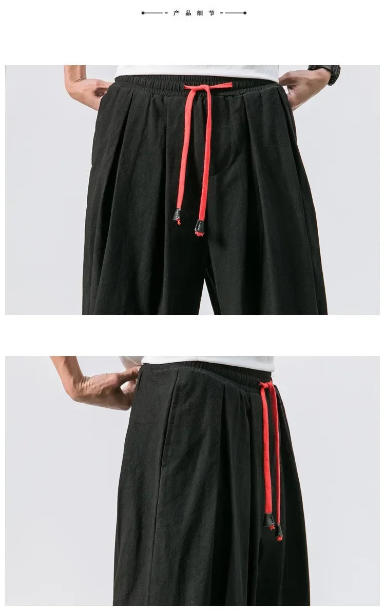 New Fashion Men's Harem Pants, Loose And Oversized Style