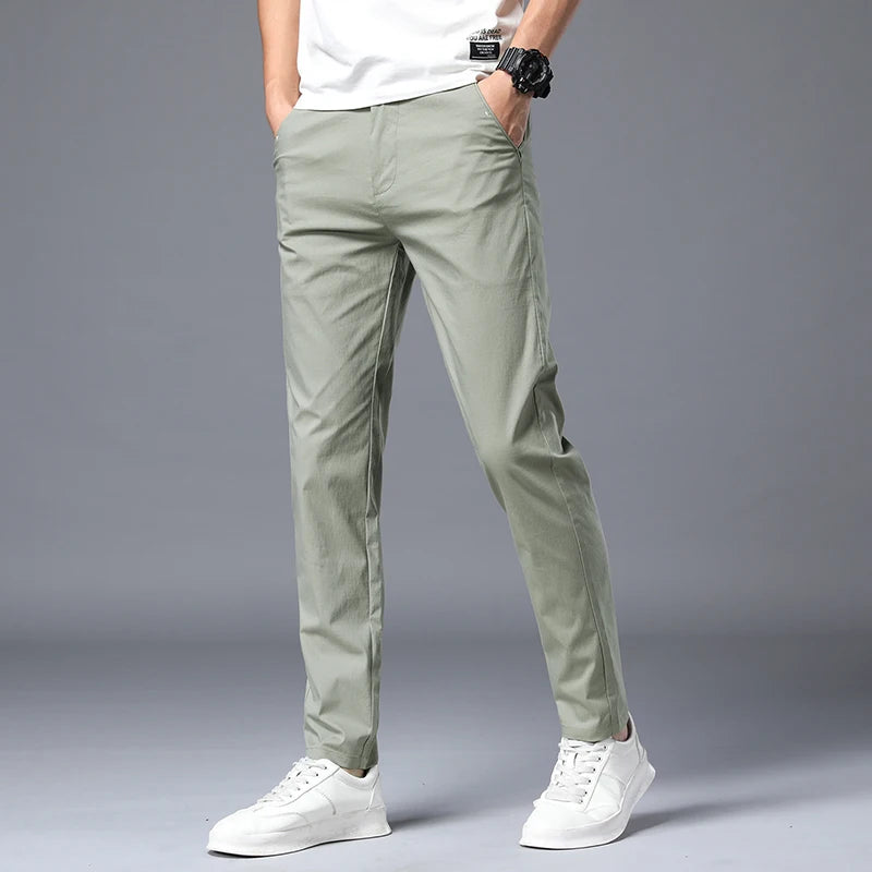 New Straight Pants For Men's Casual Wear