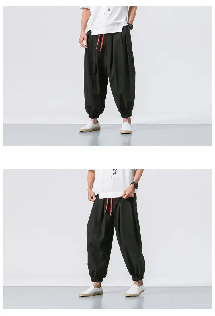 New Fashion Men's Harem Pants, Loose And Oversized Style