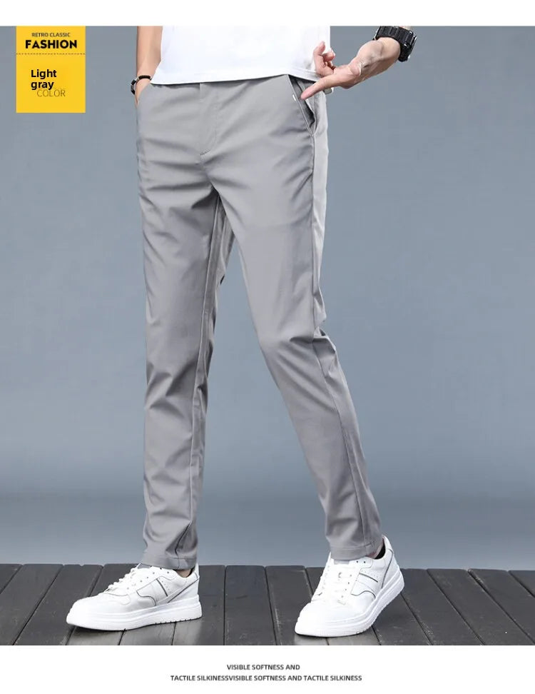 New Straight Pants For Men's Casual Wear