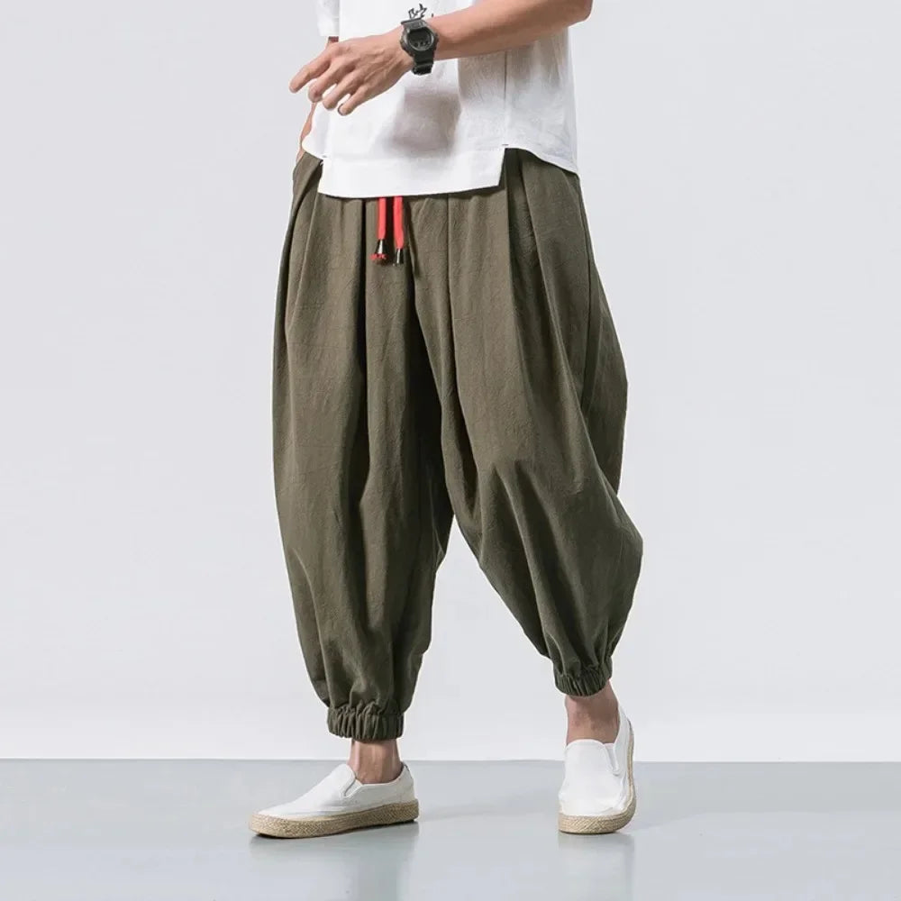 New Fashion Men's Harem Pants, Loose And Oversized Style