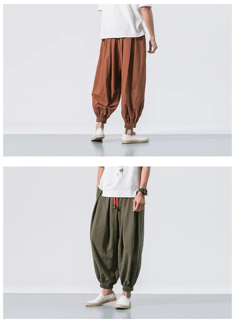New Fashion Men's Harem Pants, Loose And Oversized Style
